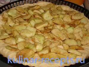 Дрожжевой пирог с яблоками рецепт